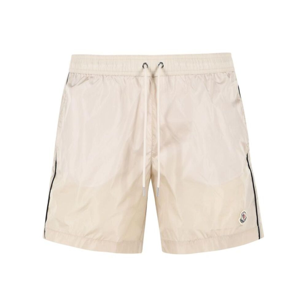 Moncler Cream Polyamide Swimsuit Men